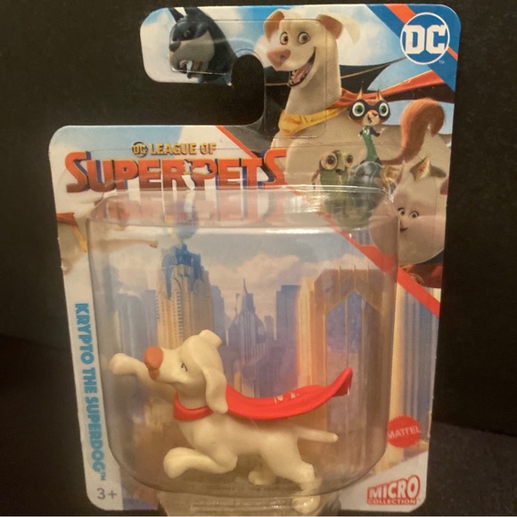 DC League of Superpets Micro Mini Action Figure Mattel Collectible Toys Set of 5 - Picture 6 of 11